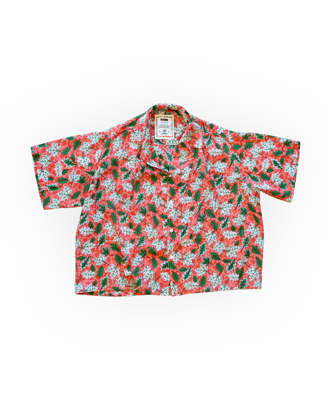 Baila Shirt Jungle Leaf Orange