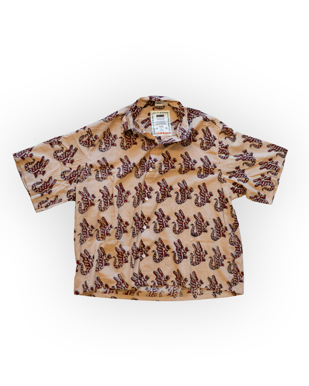 Crocodile Block Print Siya Shirt