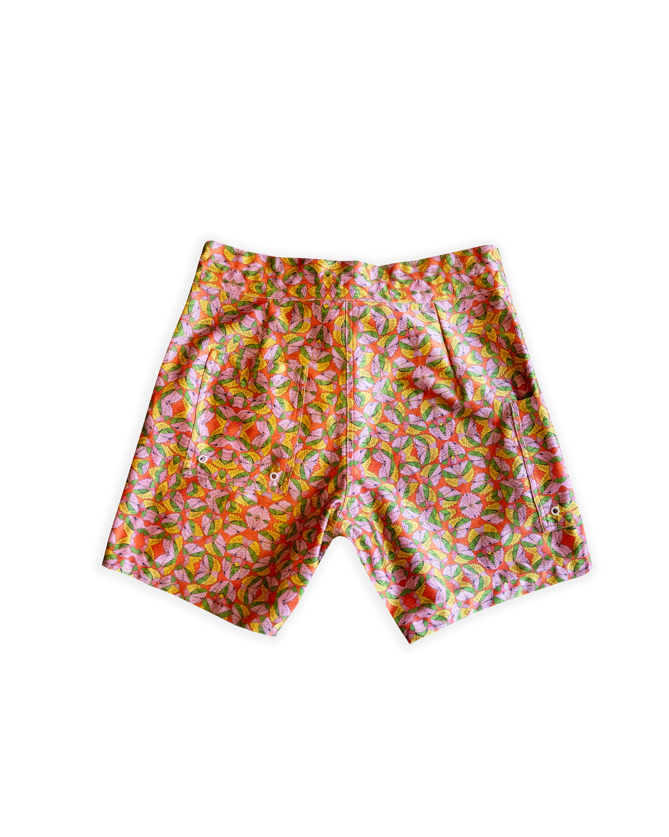 Leaf Print Surf Short