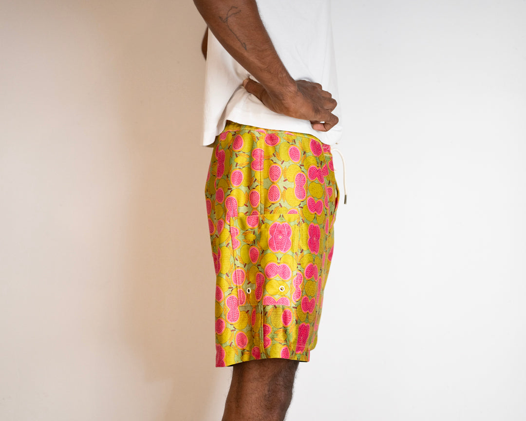 Guava Print Surf Short