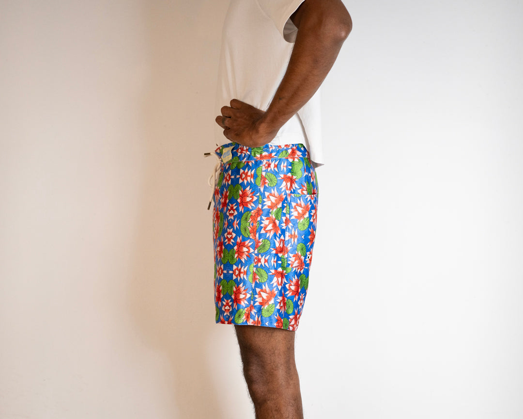 Nelum Print Surf Short