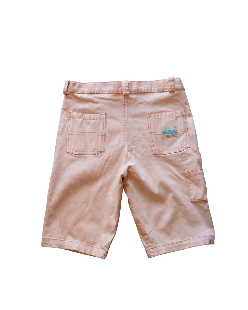 Carpenter 3/4 Short Twill Peach