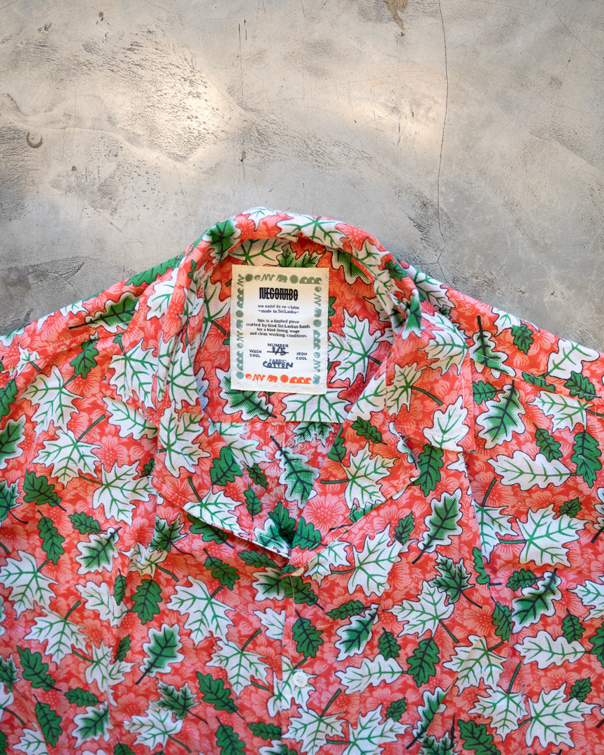 Baila Shirt Jungle Leaf Orange