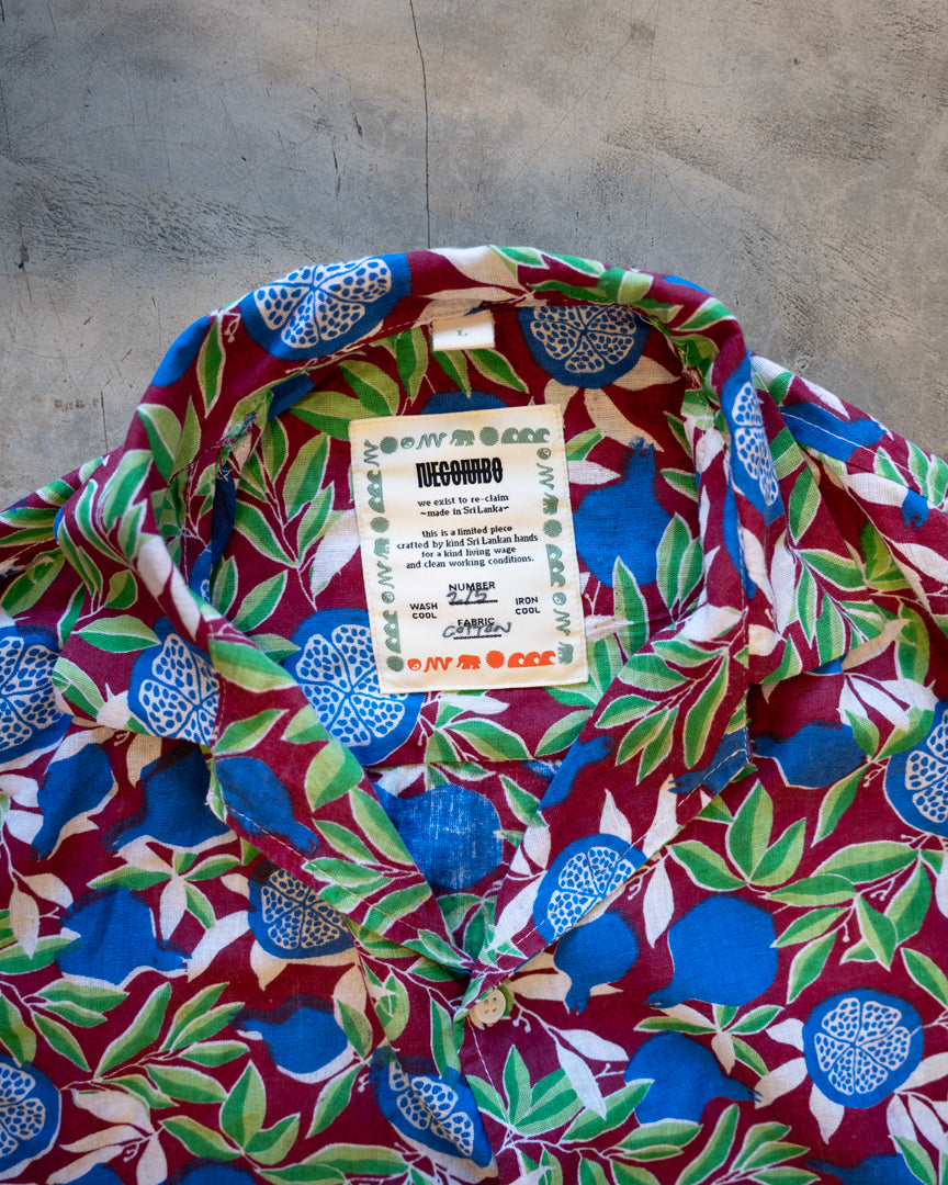 Baila Shirt Pomegranate blue/purple
