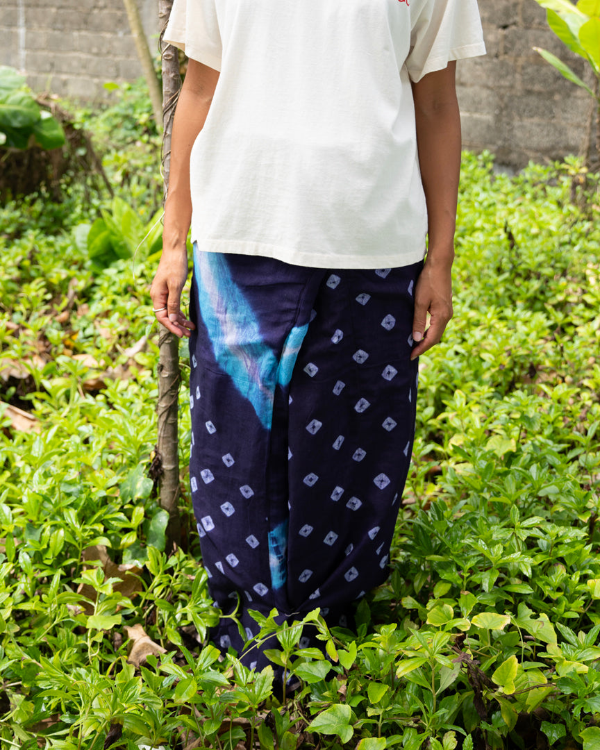 Cashmere Sarong Deep Ocean Blue