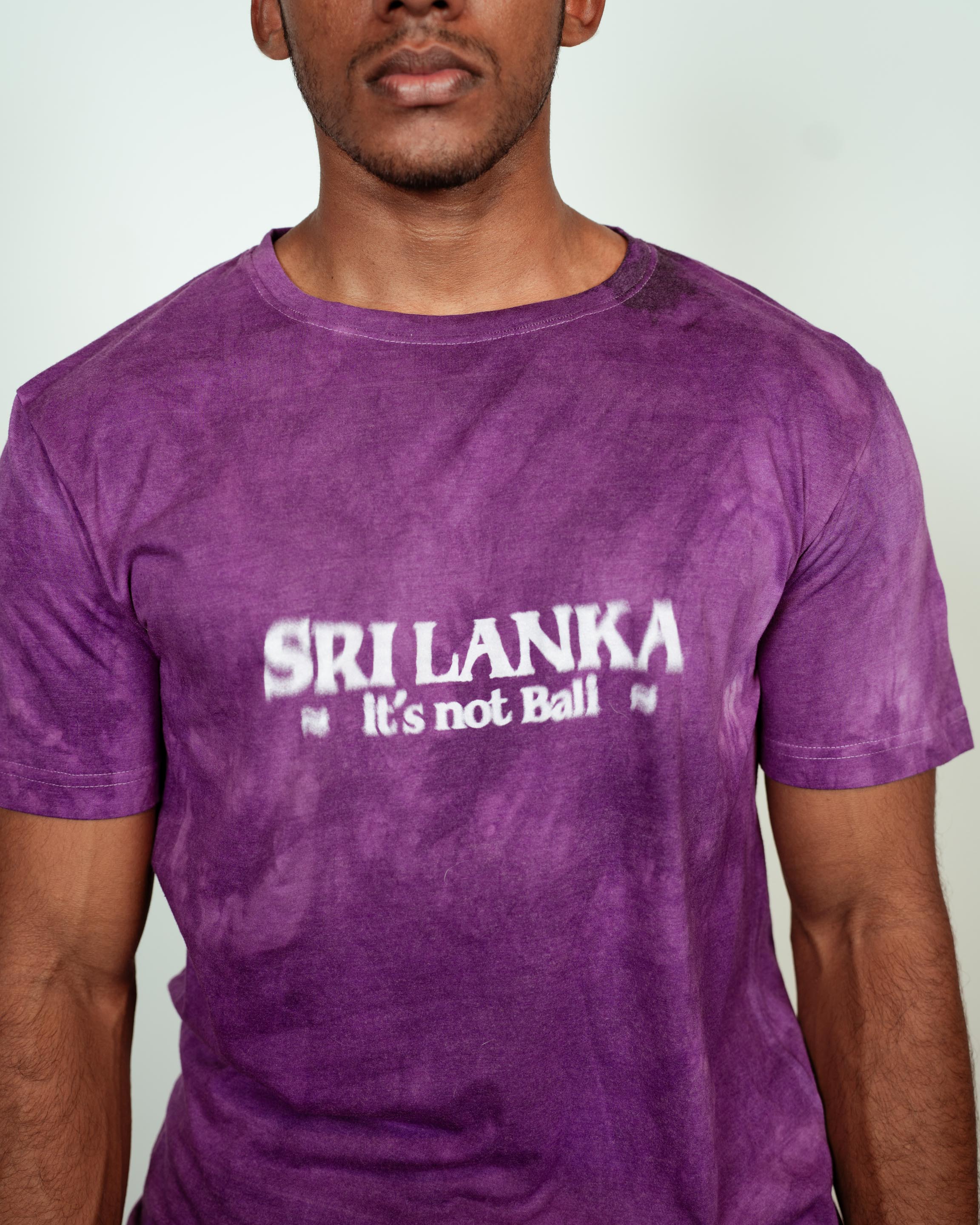 It's Not Bali Graphic T-Shirt Purple Overdye