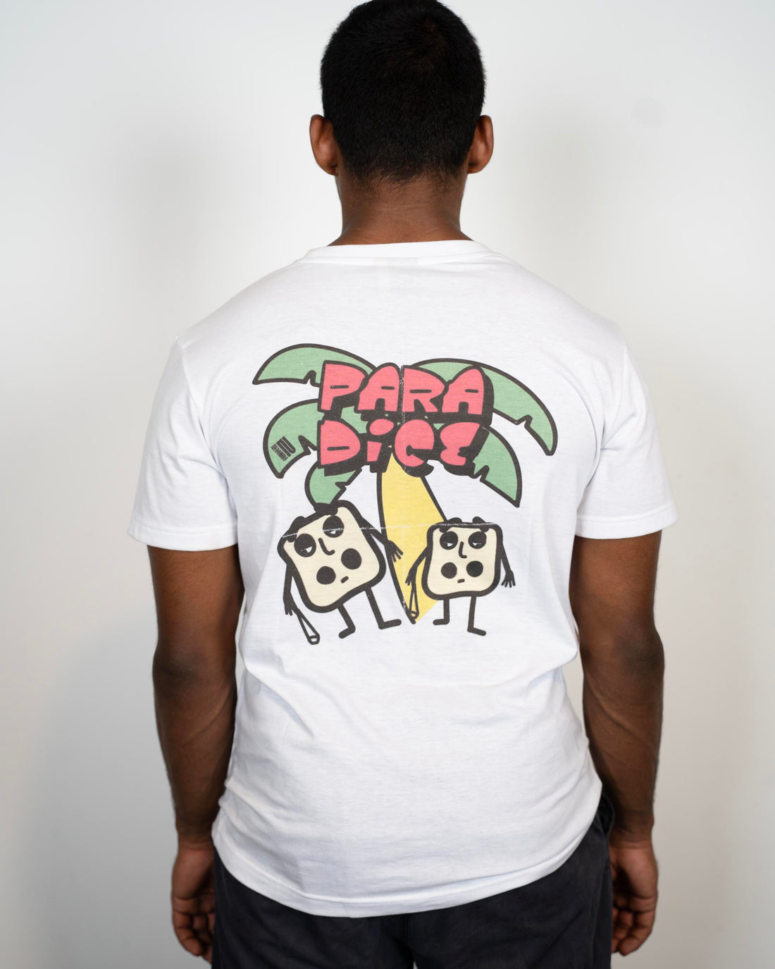 Para Dice Graphic T-Shirt White