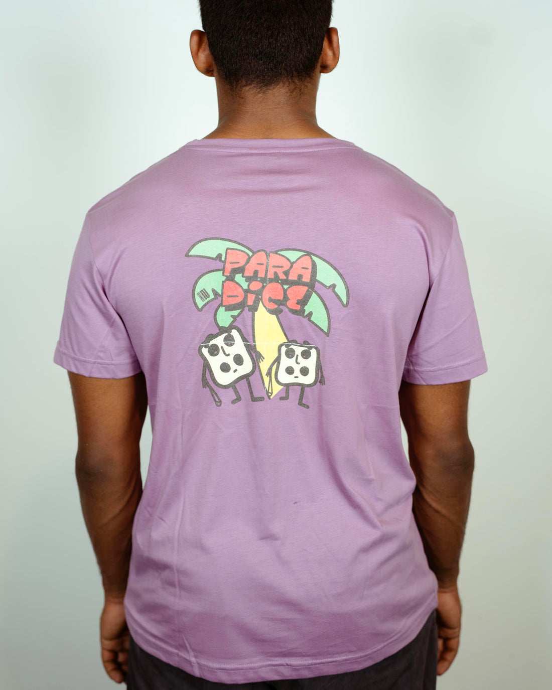 Para Dice Graphic T-Shirt Purple