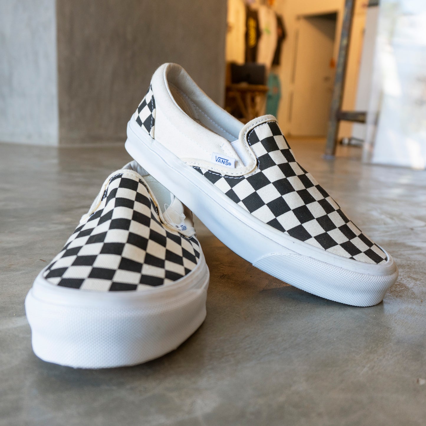 Vans vault OG era slip on - checkerboard