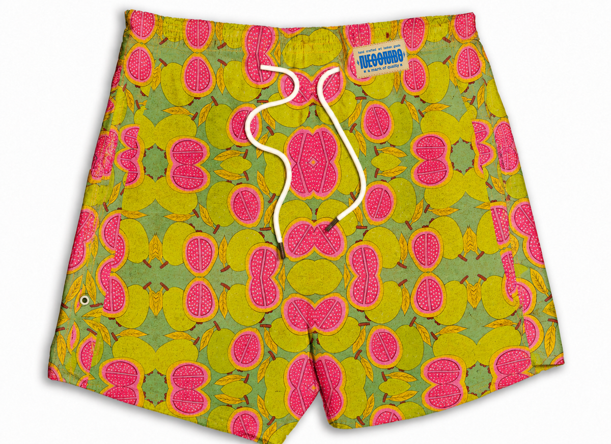 Guava Print Surf Short