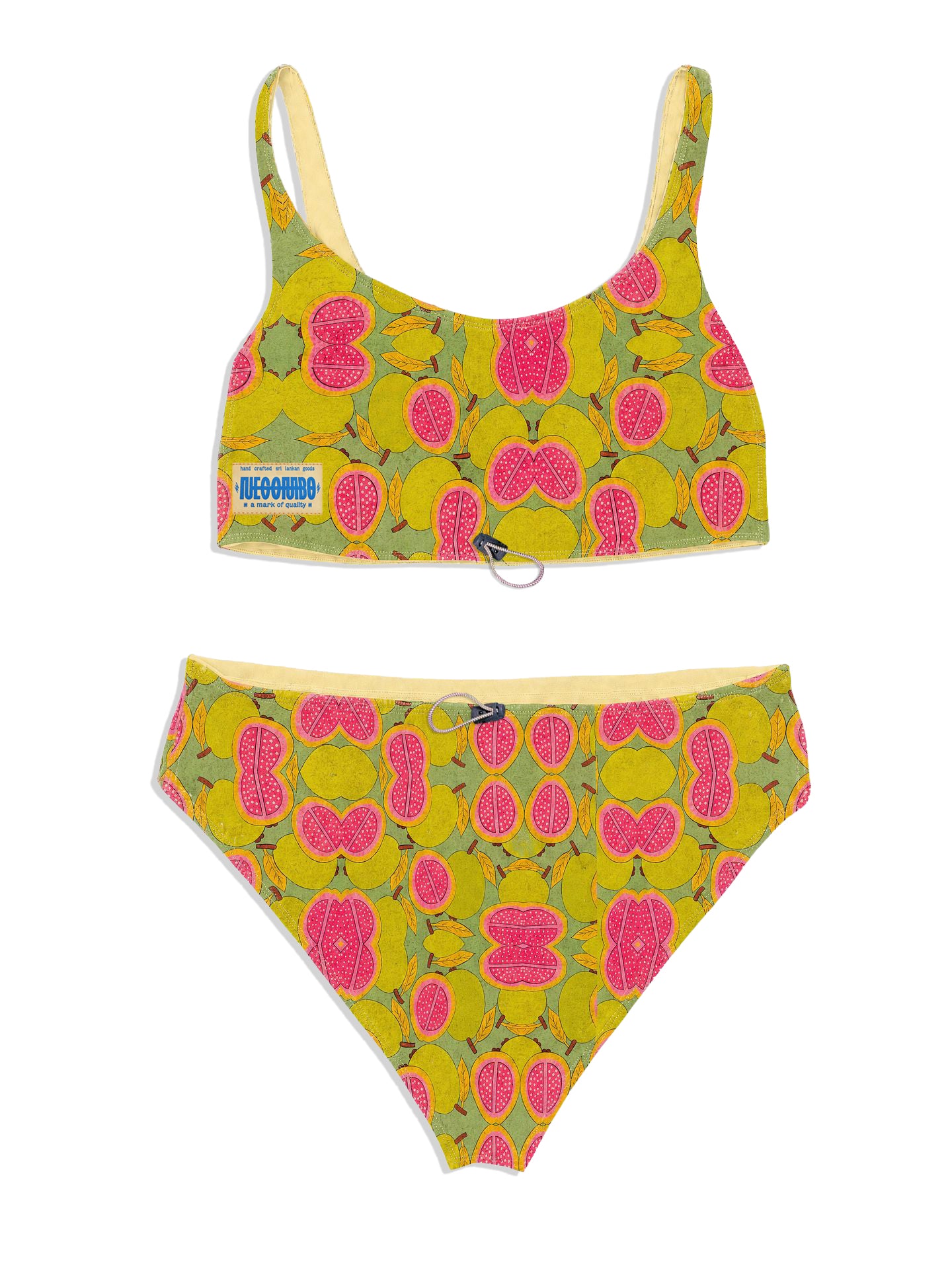 Guava Print Surf Bikini