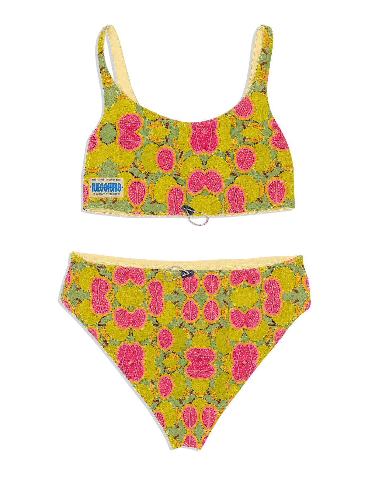Guava Print Surf Bikini