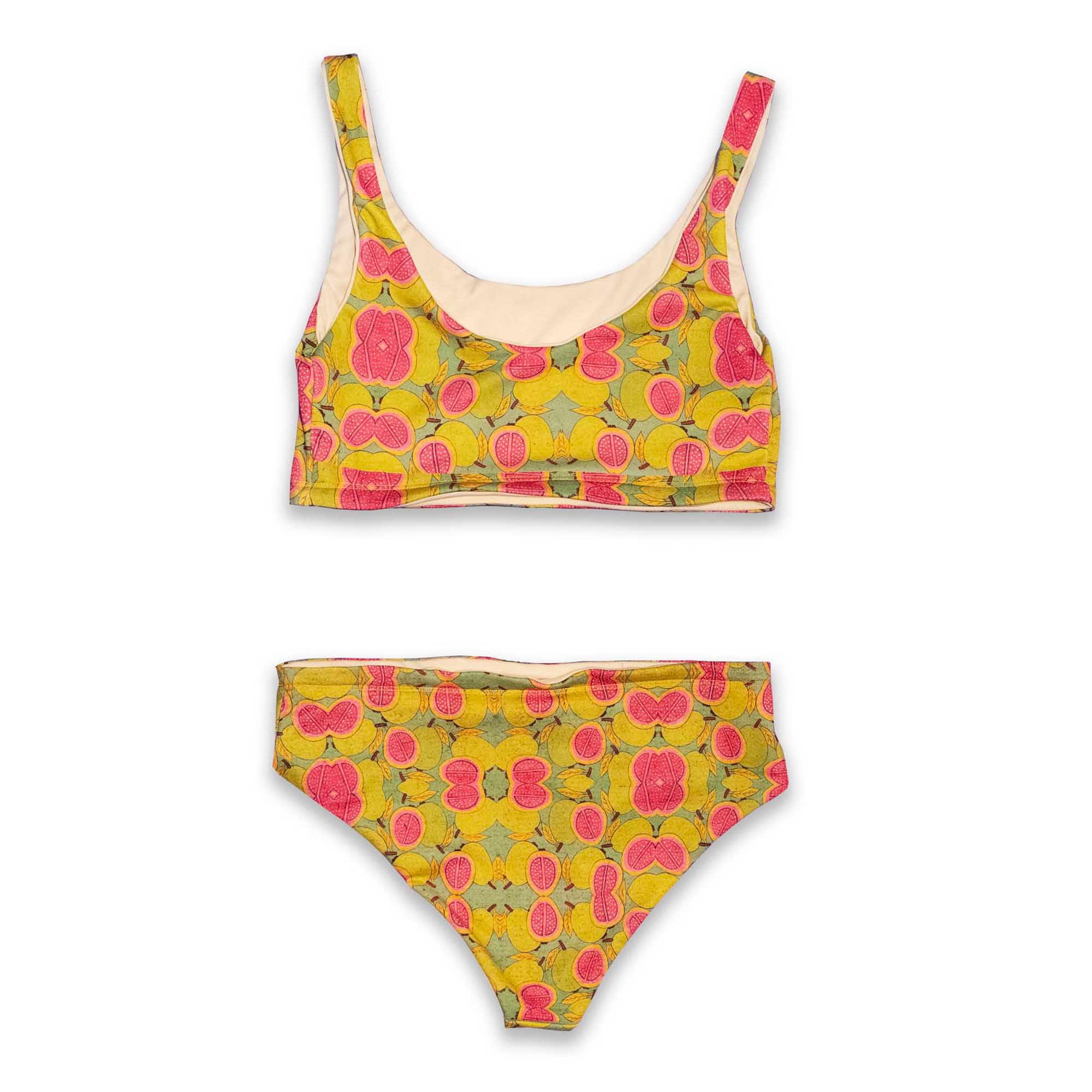 Guava Print Surf Bikini