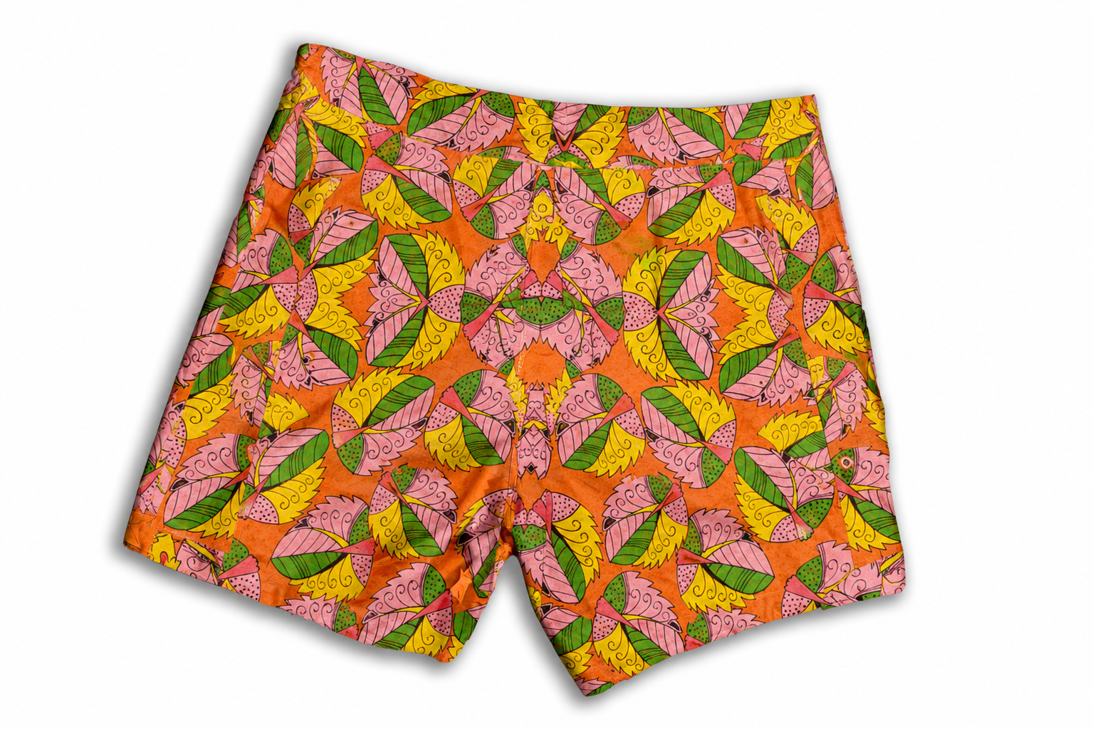 Leaf Print Surf Short