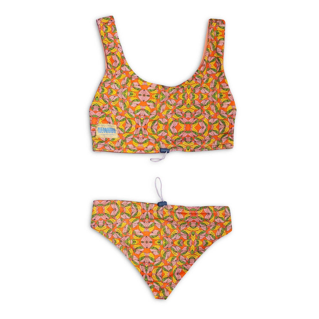 Leaf Print Surf Bikini