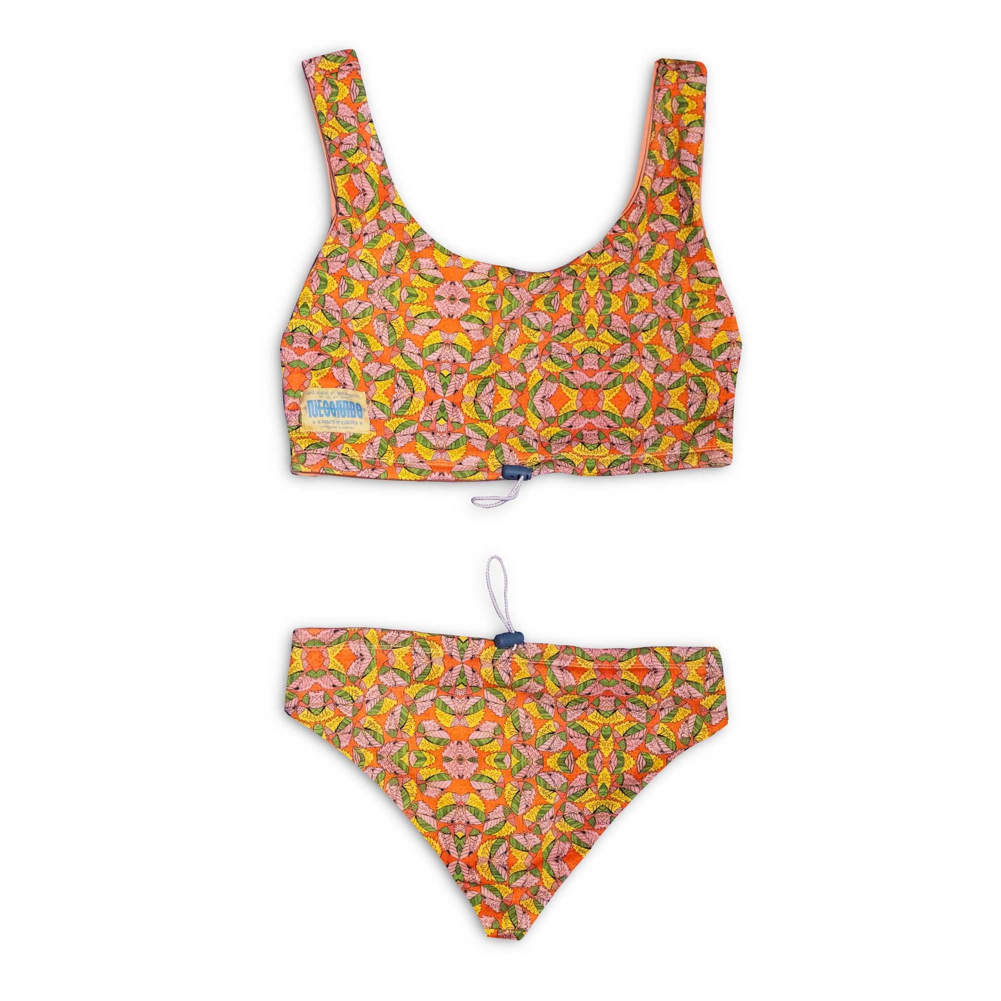 Leaf Print Surf Bikini