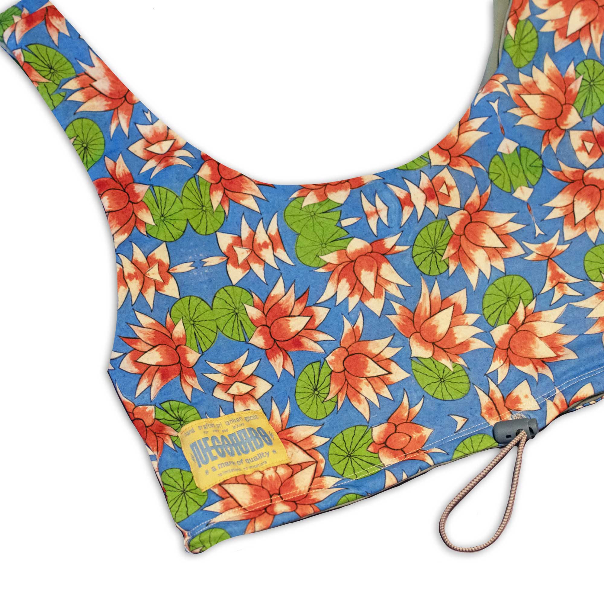 Lotus Print Surf Bikini