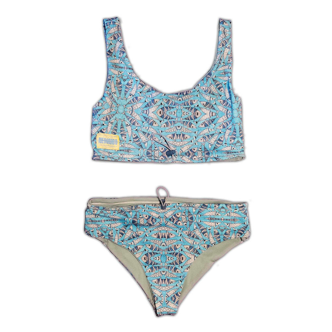 Fish Print Surf Bikini