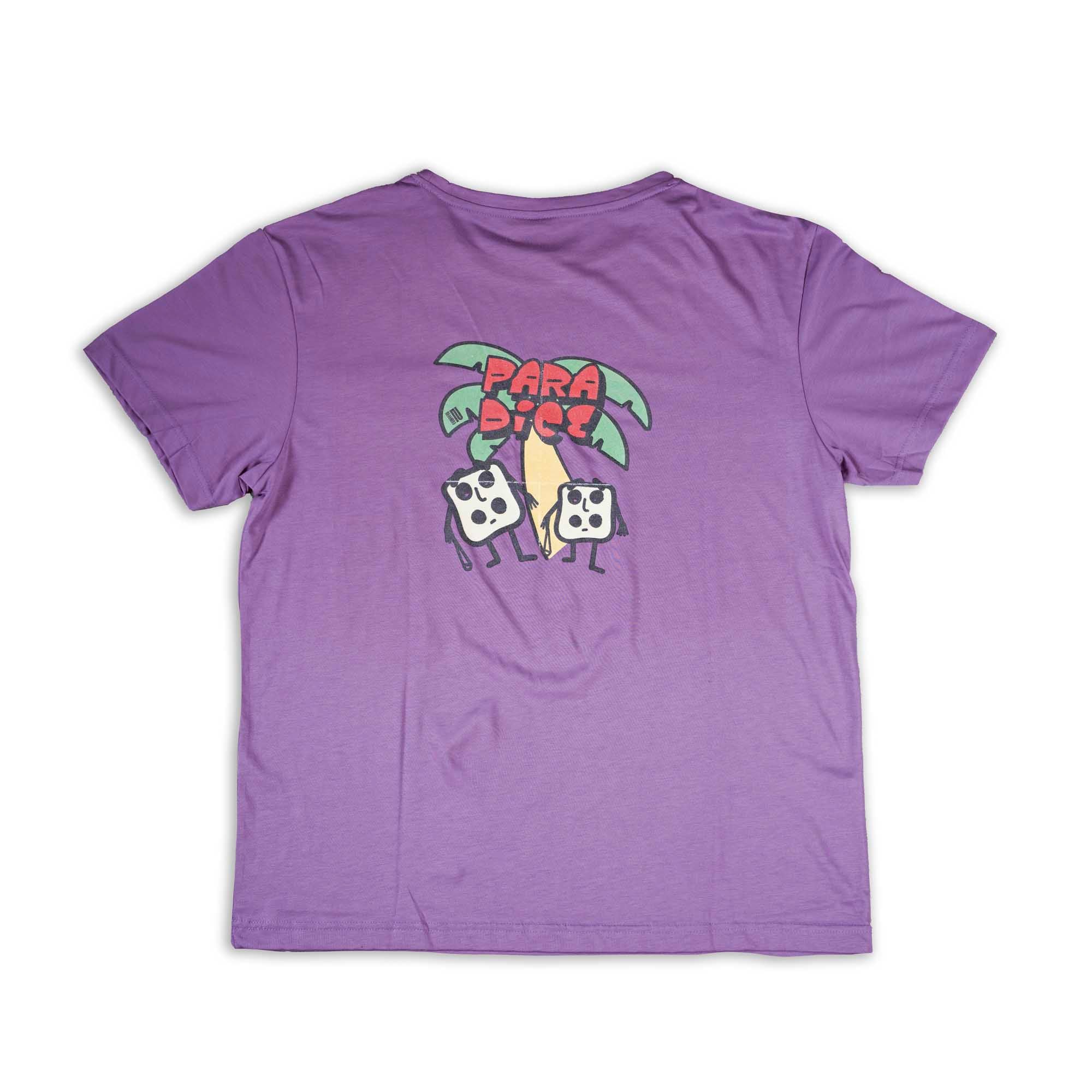Para Dice Graphic T-Shirt Purple