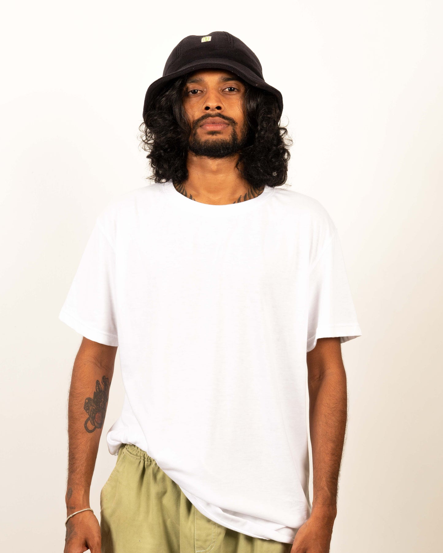 Staple tee - white (2 pack)